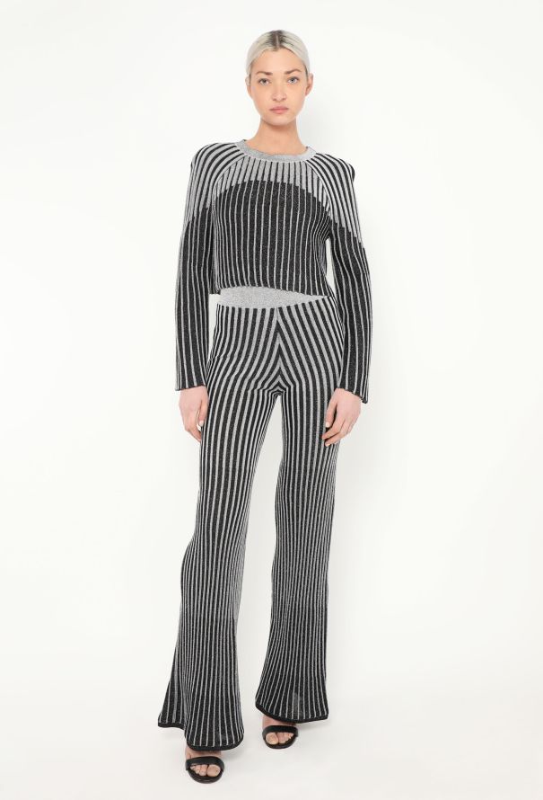 Balmain 2019 Iridescent Flared Ensemble - 1