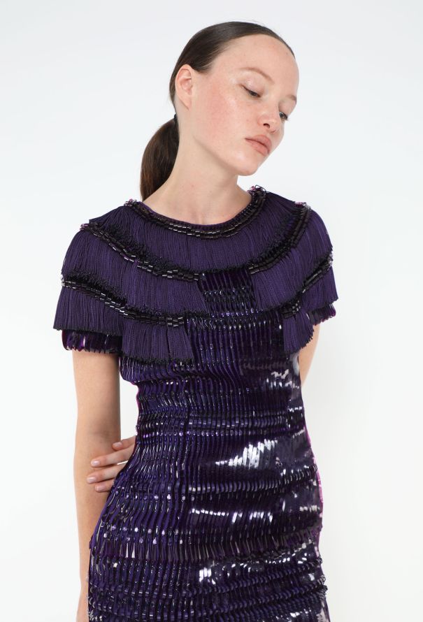 Gucci S/S 2011 Hand-Beaded Fringe Dress - 3