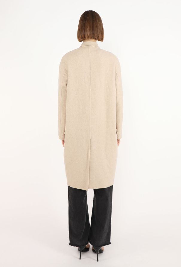 Céline Double-Face Cashmere Cocoon Coat - 5