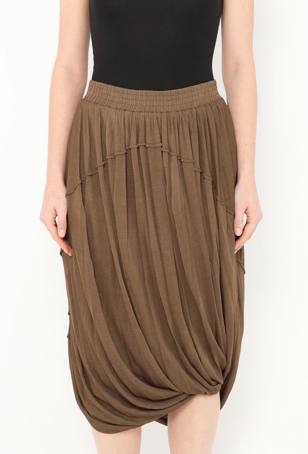 Céline F/W 2017 Ruched Cocoon Skirt - 1