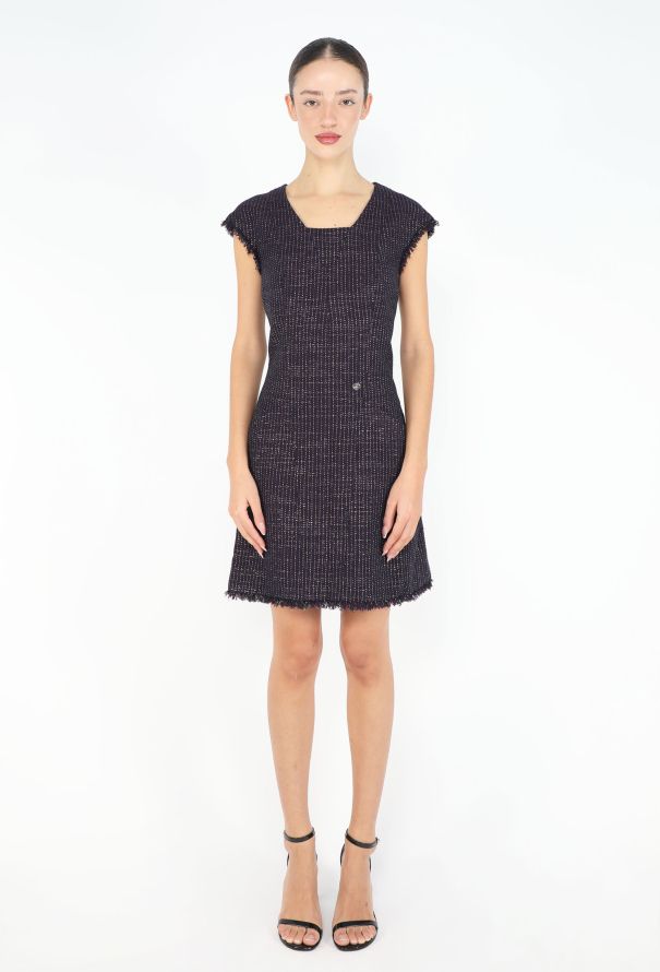 Chanel Spring 2008 Iridescent Tweed Dress - 3