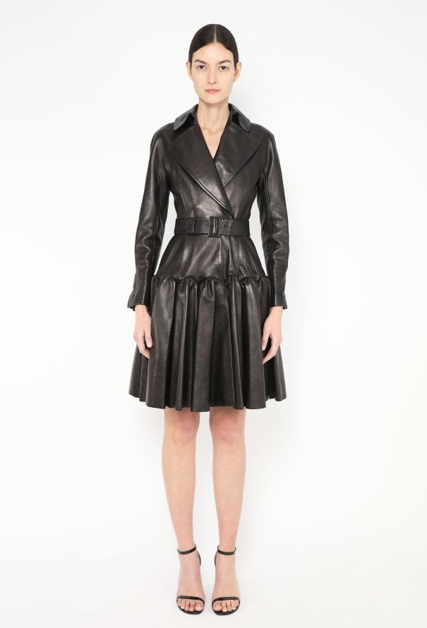 Alaïa F/W 2008 Lambskin Coat Dress - 1