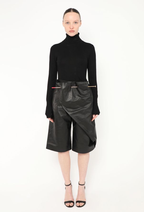 S/S 2024 Leather Pin Shorts - Loewe | Authentic & Vintage