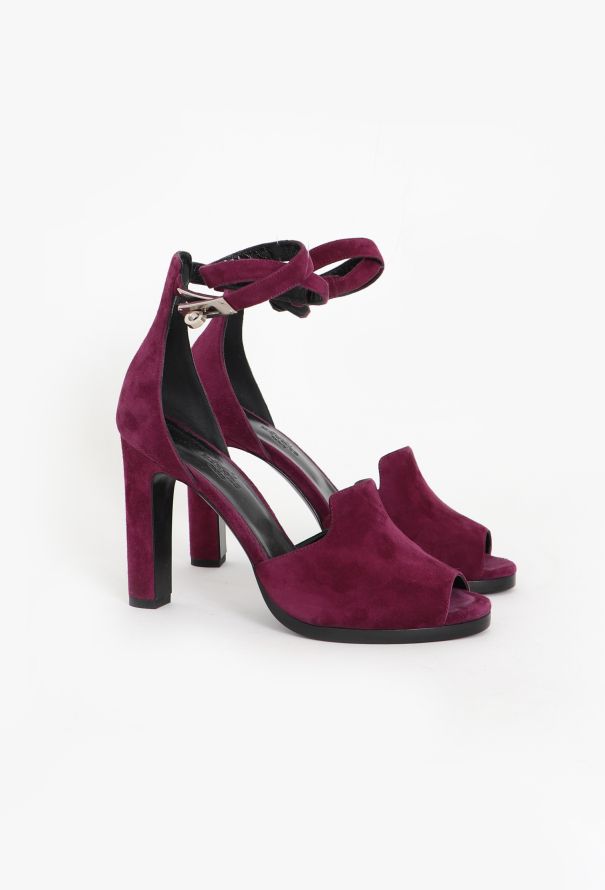 Hermès 2022 Nina Suede Kelly Heels - 2