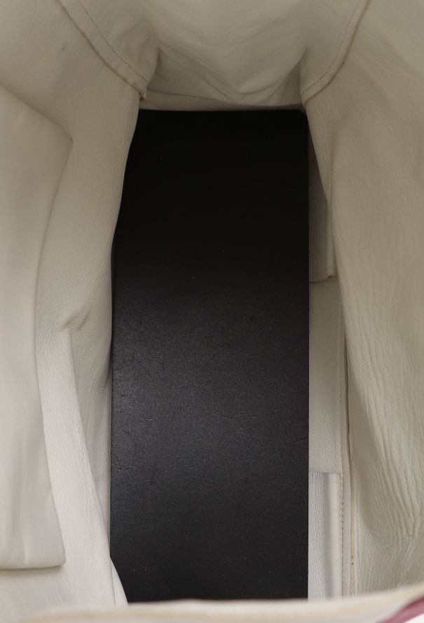 Céline Resort 2012 Fuchsia & White Vertical Tote Bag - 13