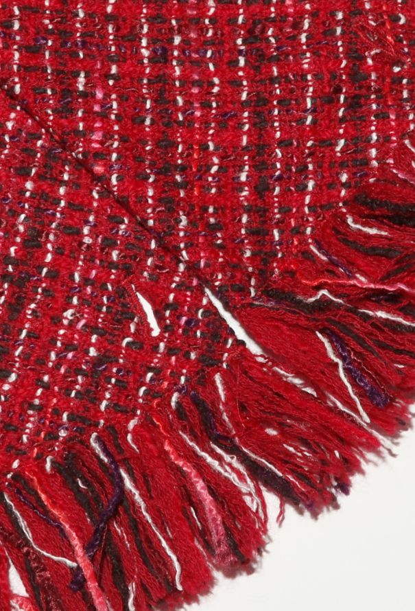 Chanel 2001 Fringe Scarf 'CC' Coat - 10 Chanel 2001 Fringe Scarf 'CC' Coat - 10