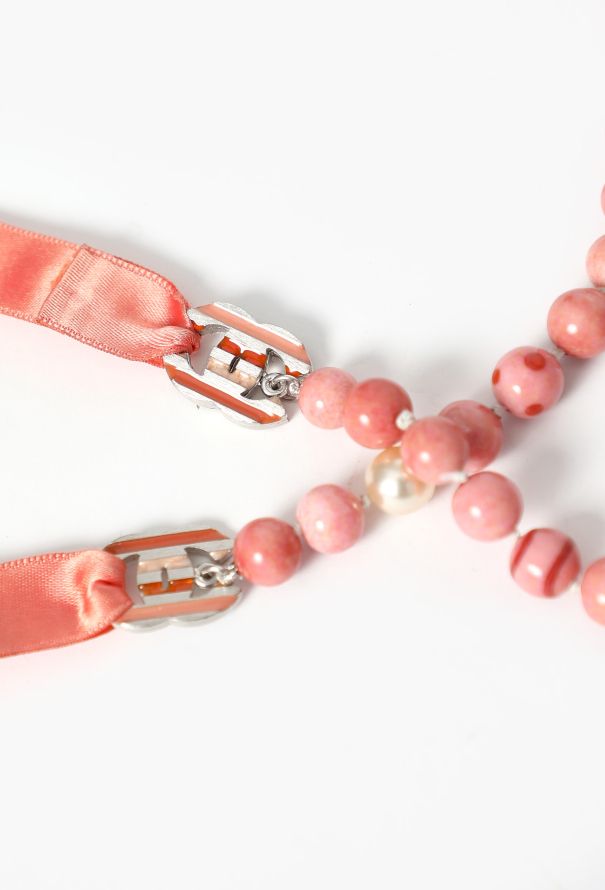 Chanel Resort 2008 Beaded Satin Necklace - 4