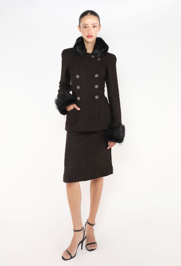 Chanel Pre-Fall 2010 Paris-Shanghai Fur Trim Ensemble - 1