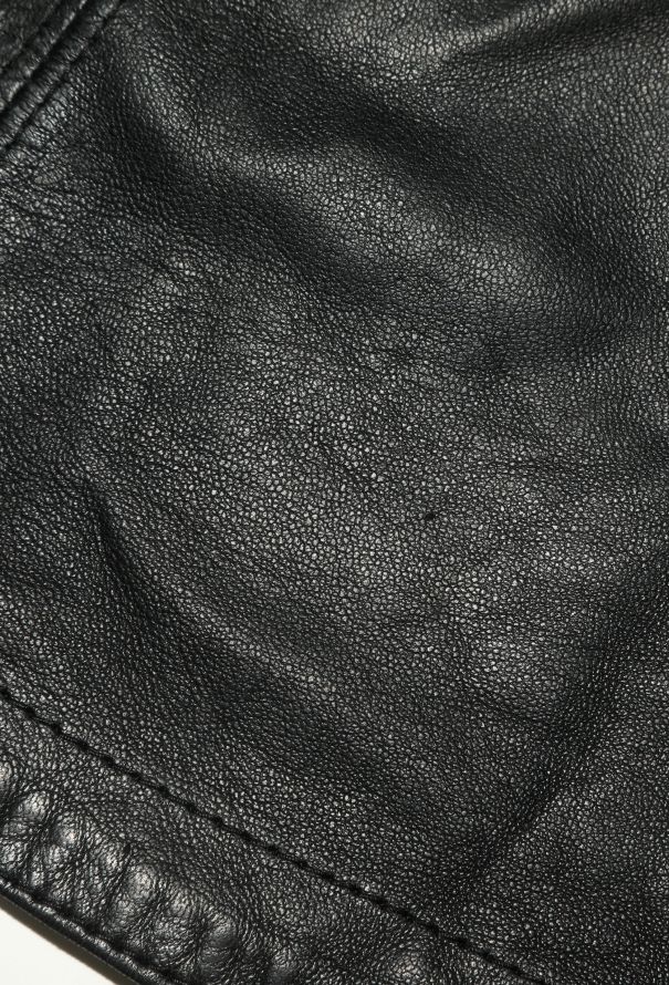 Alaïa RARE F/W 1983 Leather Wrap Skirt - 8 Alaïa RARE F/W 1983 Leather Wrap Skirt - 8