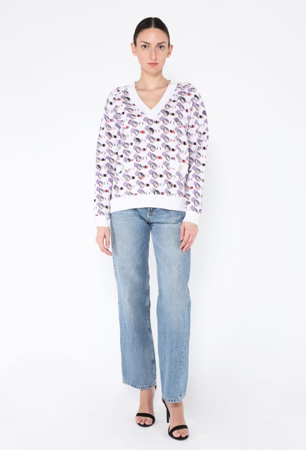 Chanel S/S 2019 Graphic Knit Pullover - 4