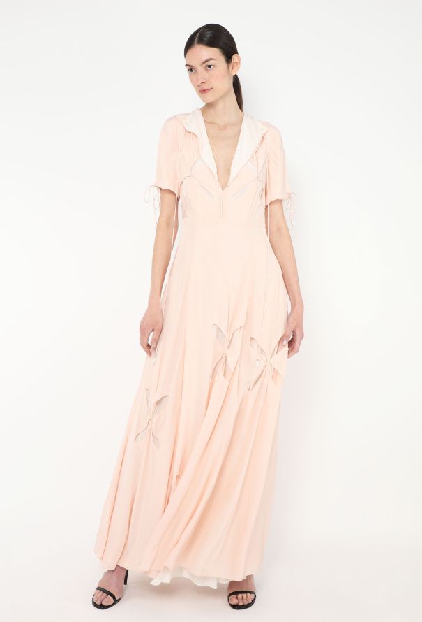 Loewe 2019 Floral Cut-out Maxi Gown - 1
