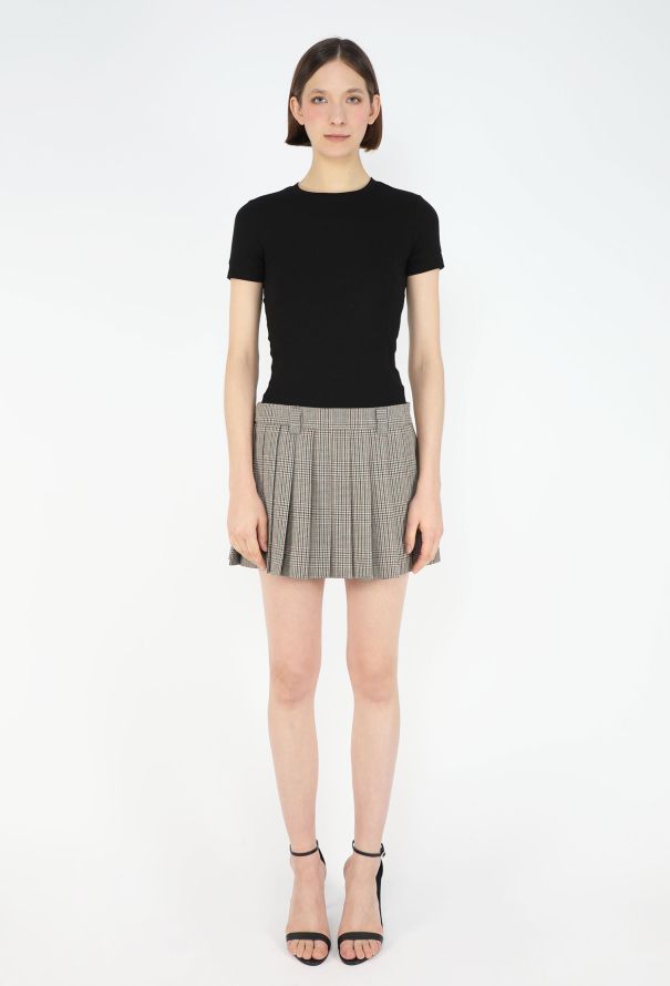 Miu Miu Fall 2023 Prince of Whales Tennis Skirt - 1