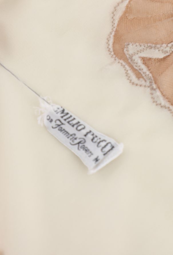 Emilio Pucci '60s Lace Trim Slip Dress - 5