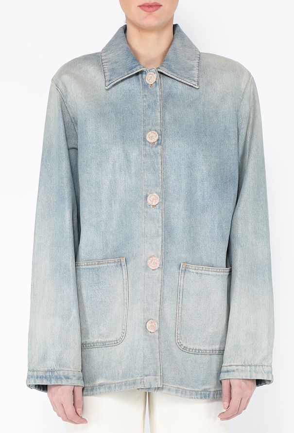 Chanel F/W 2024 Denim Rain Jacket - 1