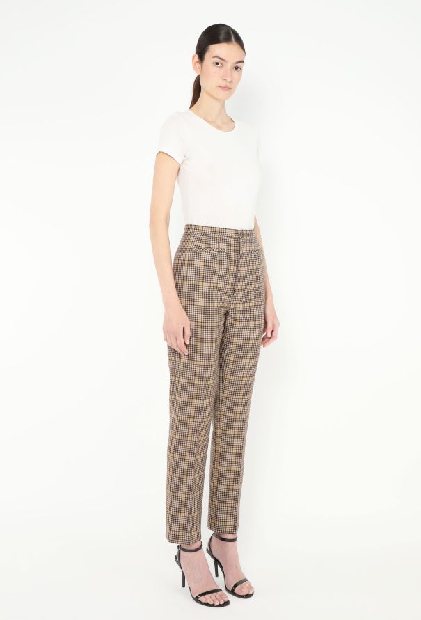 Balenciaga F/W 2016 Plaid Houndstooth Trousers - 3 Balenciaga F/W 2016 Plaid Houndstooth Trousers - 3