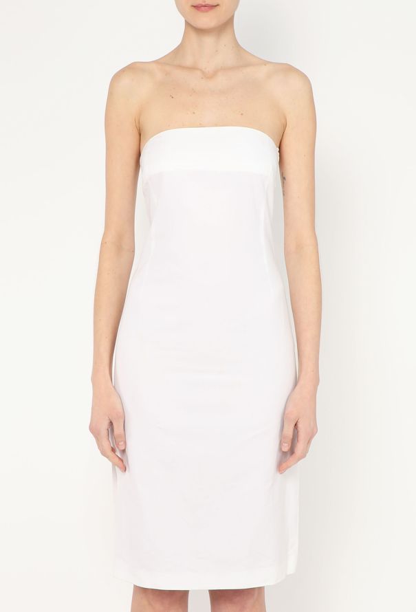 Jil Sander Rare 1991 Bustier Poplin Dress - 2