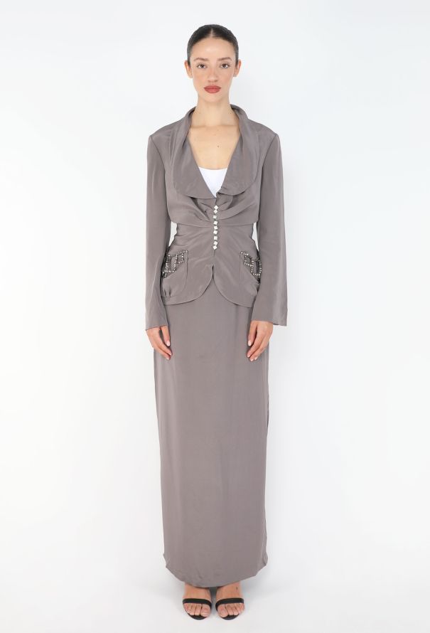 Chloé 1998 Cinched Silk 3-piece Ensemble - 5