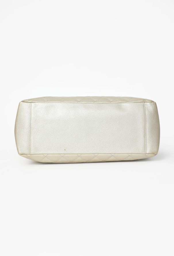Chanel Metallic Caviar Grand Shopping Tote - 6
