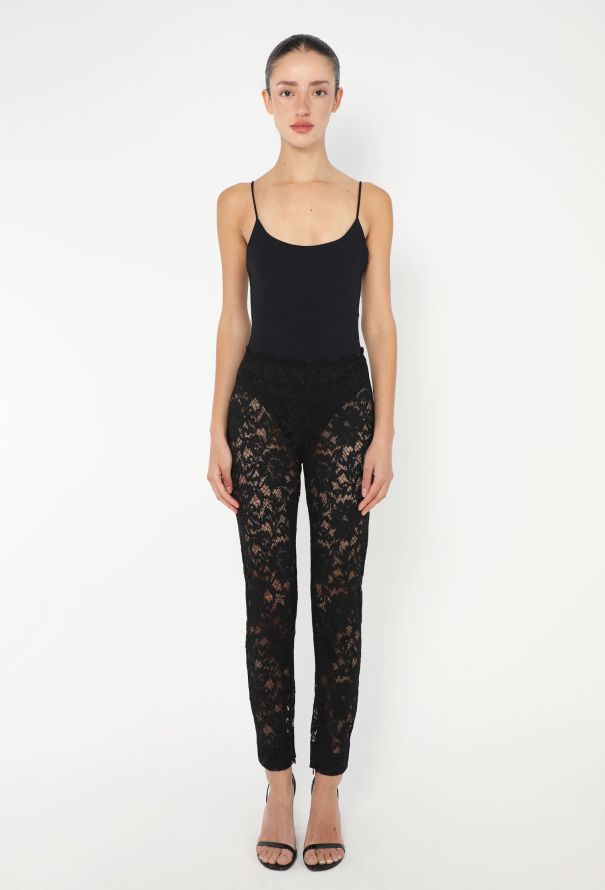 Valentino 2020 Guipure Lace Pants - 1