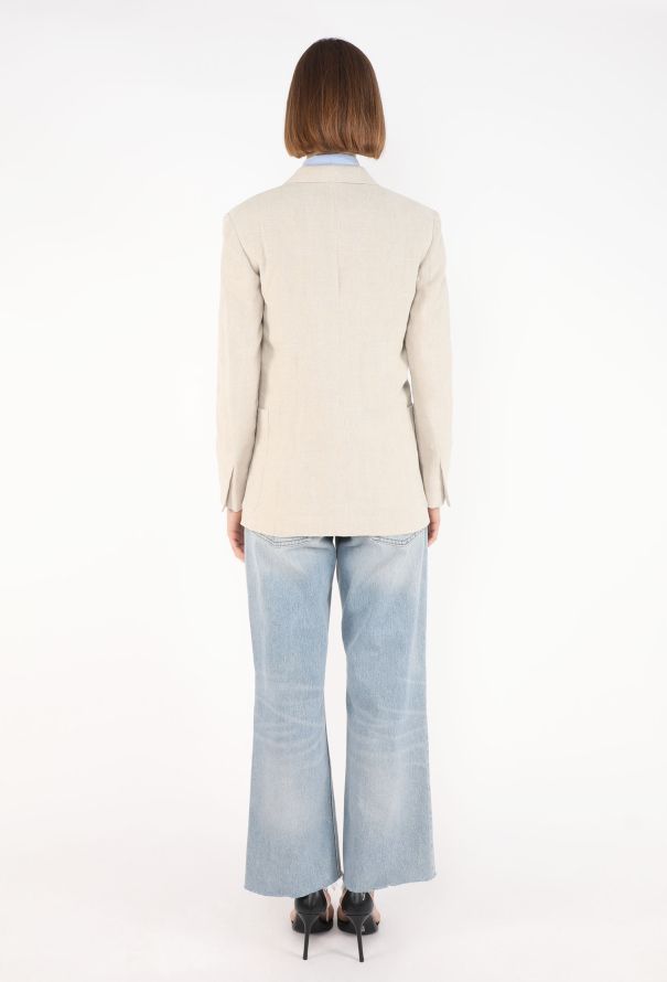 Céline Linen Tailored Blazer, Resort 2014 - 6