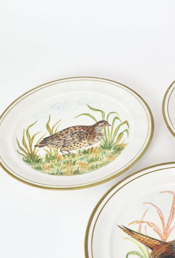 Dior 1950s Hand-Painted Ceramic Plate Set - 3