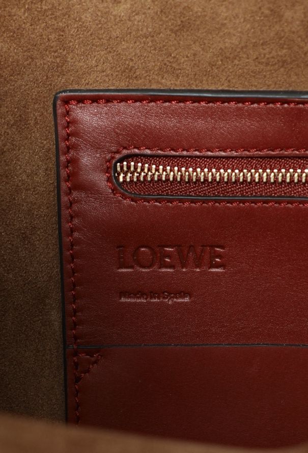 Loewe F/W 2021 Medium Flamenco Tote Bag - Rust - 11