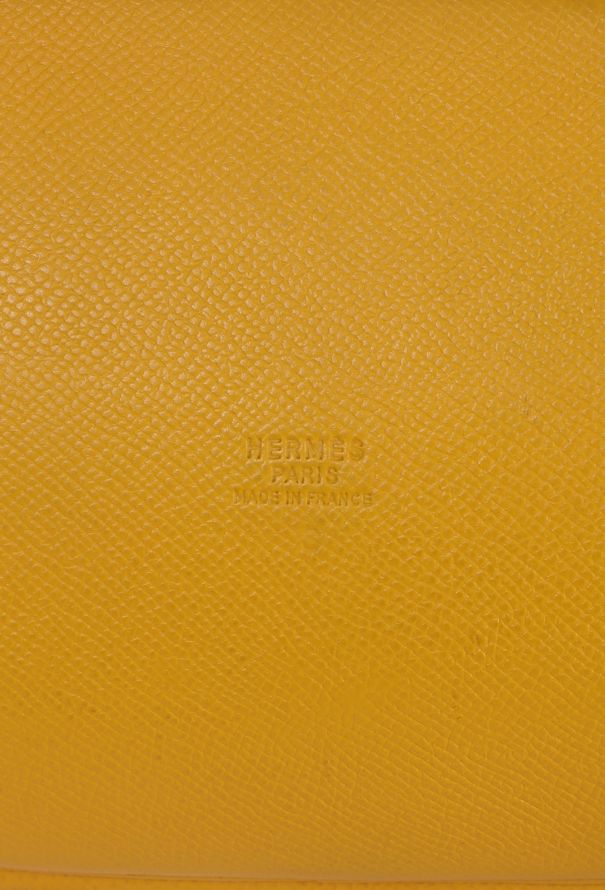 Hermès '90s Toile H & Jaune d'Or Courchevel Market Bag - 11