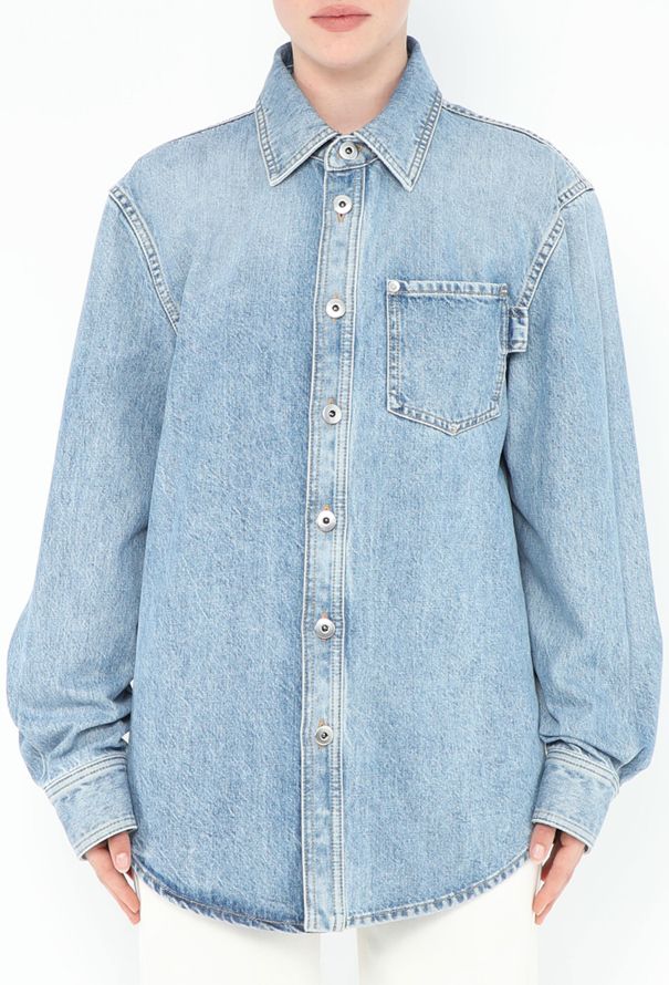 Bottega Veneta Resort 2024 Classic Denim Overshirt - 6