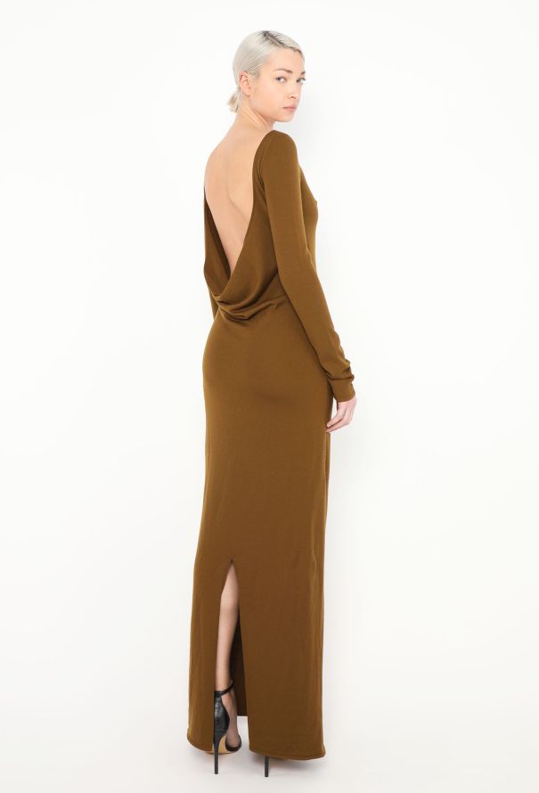 【送料&関税込】Khaite Terri Open Back Maxi Dress KHAITE Teri open-back jersey maxi dress | NET-A-PORTER