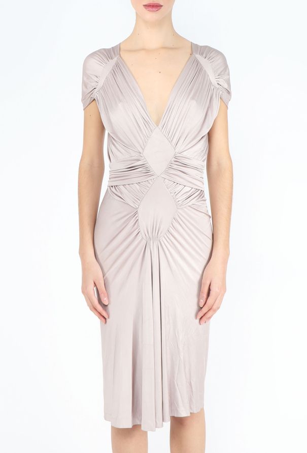 Saint Laurent Tom Ford S/S 2003 Ruched Dress - 4