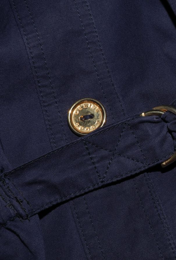 Céline '70s Belted Poplin Gingham Dress - 7 Céline '70s Belted Poplin Gingham Dress - 7