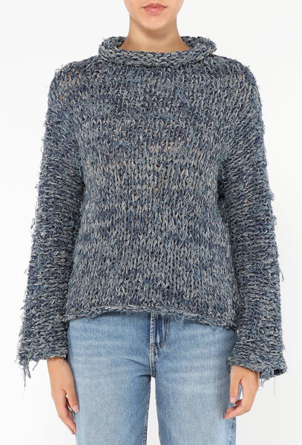 Maison Margiela 1999 Distressed Cableknit Sweater - 1