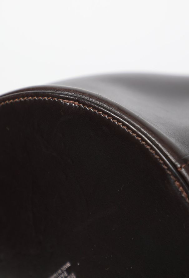 Hermès Rare Vintage Chocolat Box Farming Bag - 7