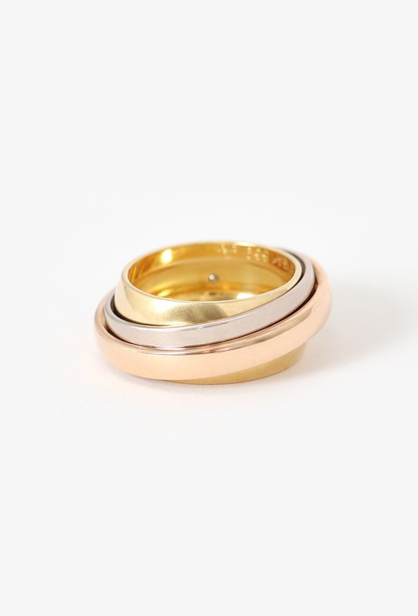 Cartier Rare Vintage 18K Trinity Must Essence Ring - 4