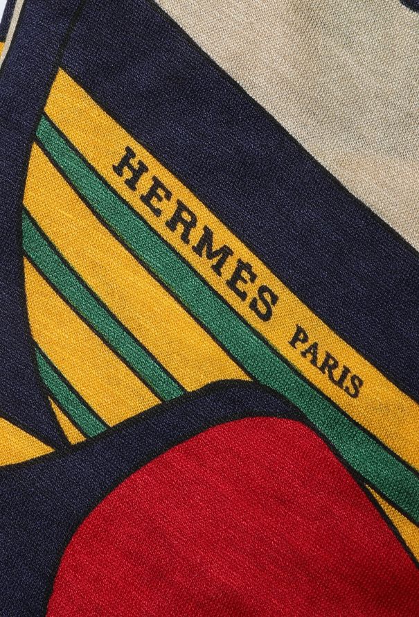 Hermès 1990 Cotton 'Thalassa' Leggings - 6