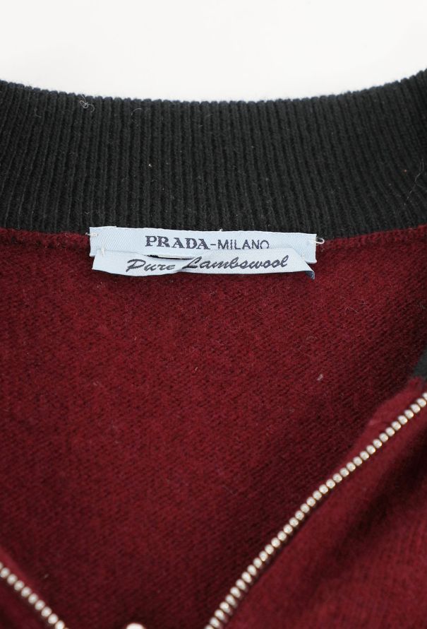 Prada S/S 2016 Striped Quarter Zip Top - 6