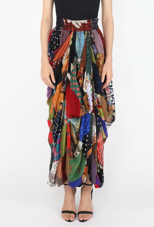Dolce & Gabbana Patchwork Silk Skirt, S/S 1993 - 4