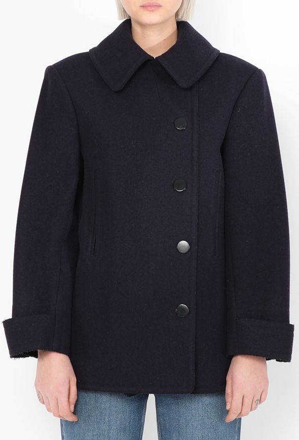 Céline F/W 2010 Felted Peacoat - 5