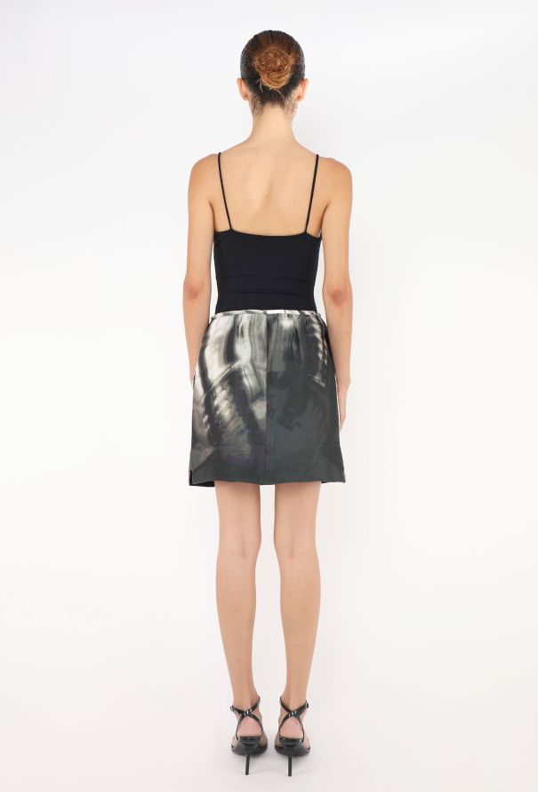Prada S/S 2010 Graphic Silk Skirt - 5