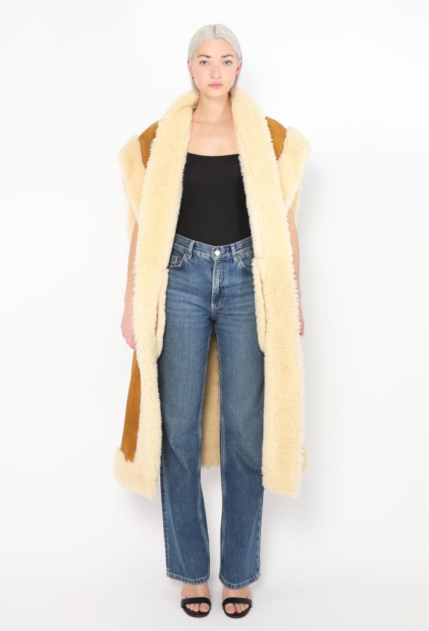 Céline F/W 2019 Lambskin Shearling Vest - 4