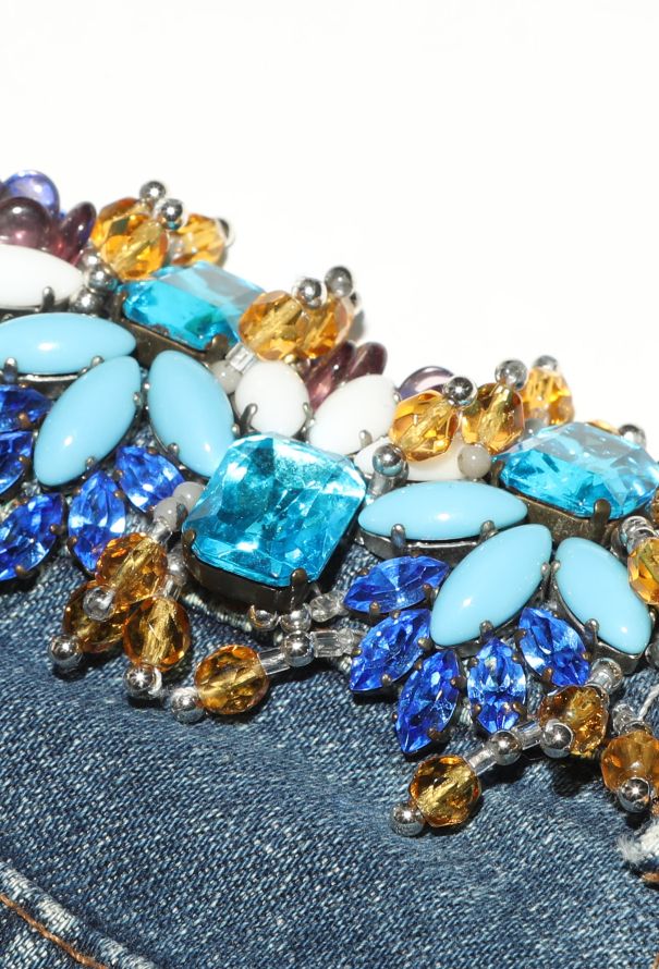 Roberto Cavalli Early 2000s Embellished Low-Rise Jeans - 7 Roberto Cavalli Early 2000s Embellished Low-Rise Jeans - 7