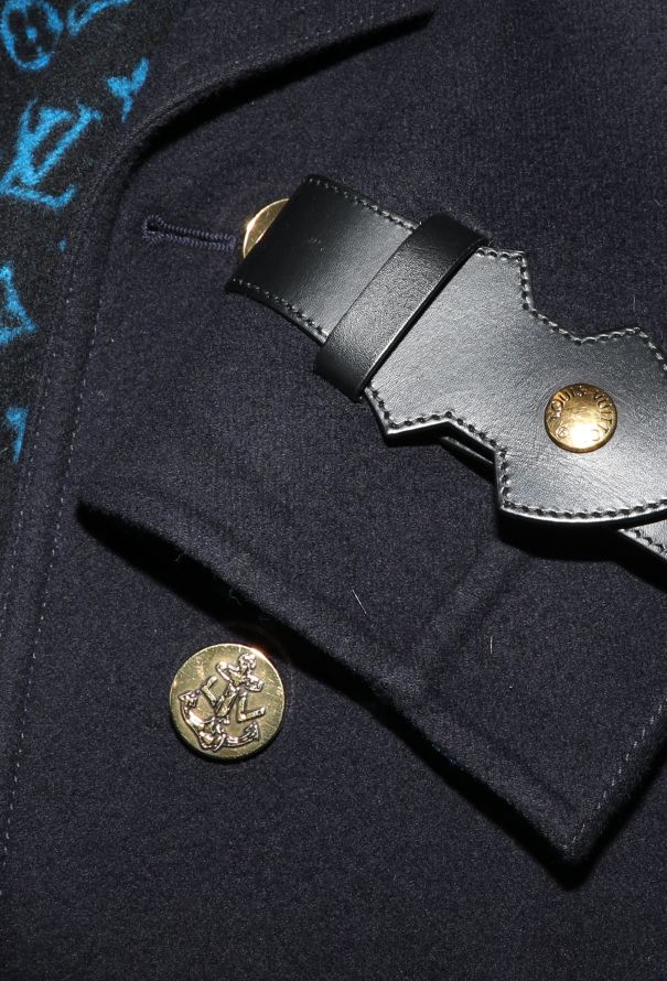 Louis Vuitton 2017 Felted Wool Peacoat - 9