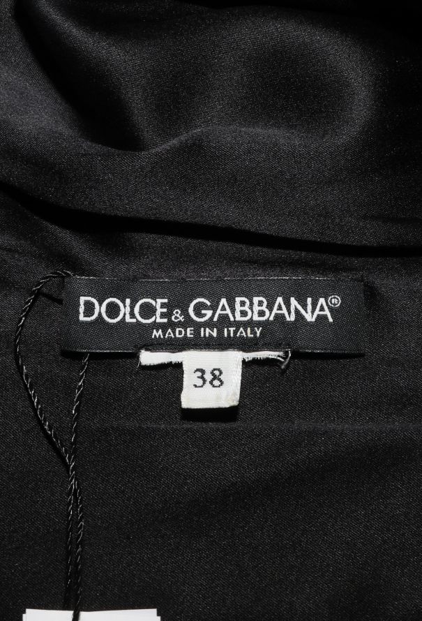 Dolce & Gabbana F/W 2015 Fluted Rose Crêpe Dress - 6