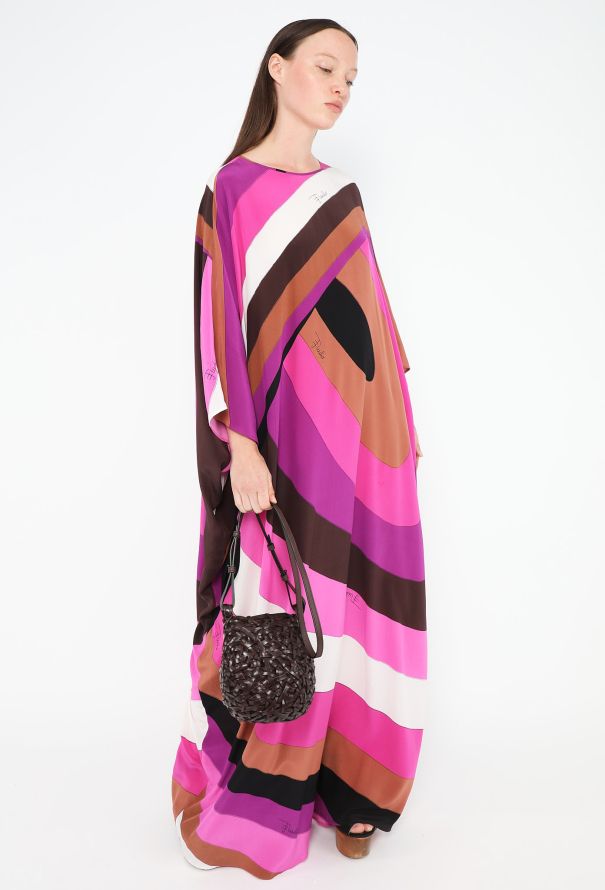 Emilio Pucci F/W 2024 Silk Iride Kaftan - 1