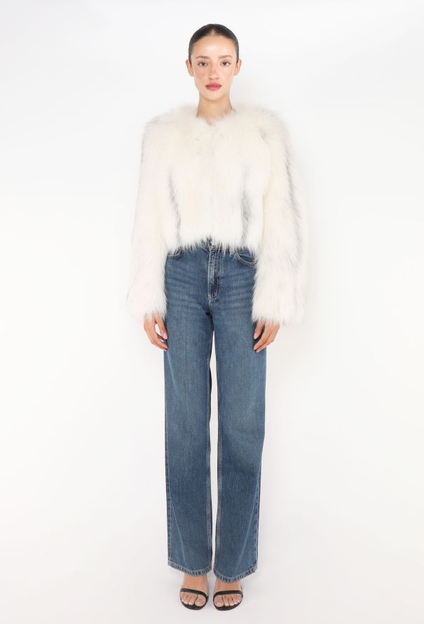 Prada Fox Fur Cropped Jacket - 2