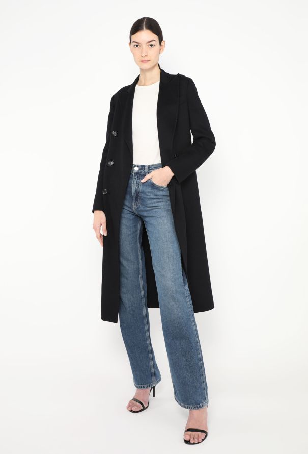 Céline Double-Breasted Cashmere Coat - 4