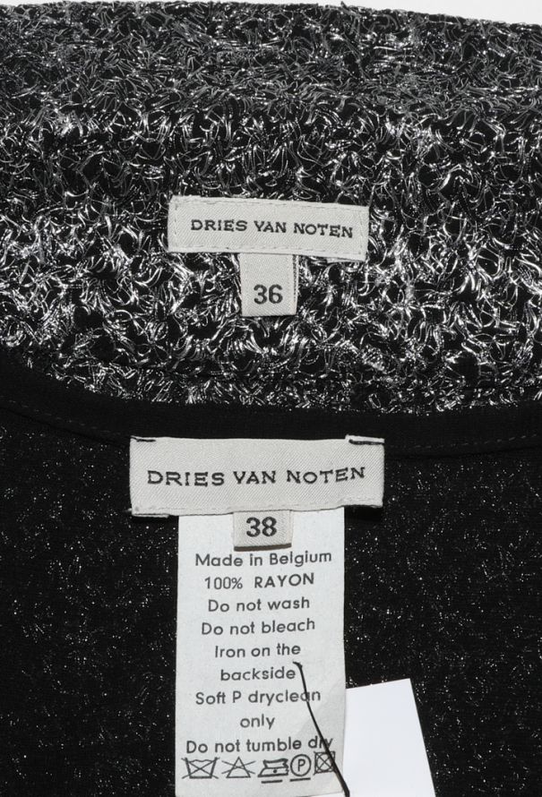 Dries Van Noten Embroidered Lamé Dress Ensemble, S/S 1999 - 9