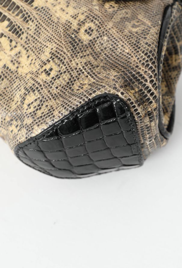 Prada F/W 2004 Lizard Embellished Shoulder Bag - 9 Prada F/W 2004 Lizard Embellished Shoulder Bag - 9