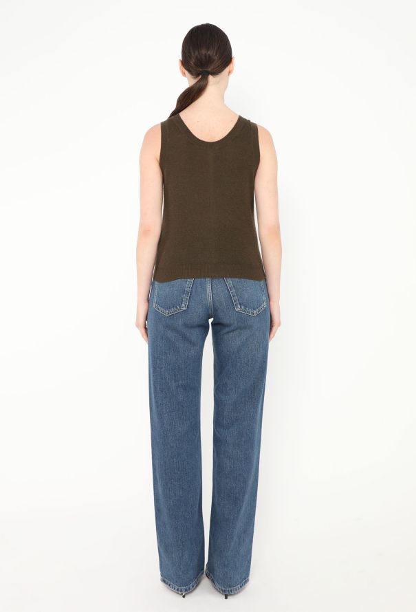 The Row 2021 Cervia Linen Tank Top - 3