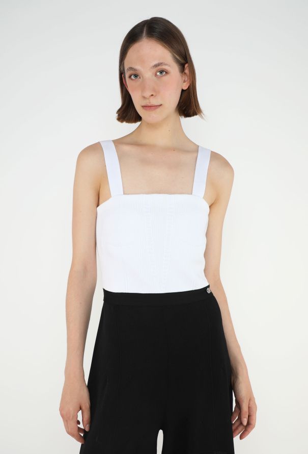 Chanel 2025 Piqué Bicolor Jumpsuit - 4 Chanel 2025 Piqué Bicolor Jumpsuit - 4